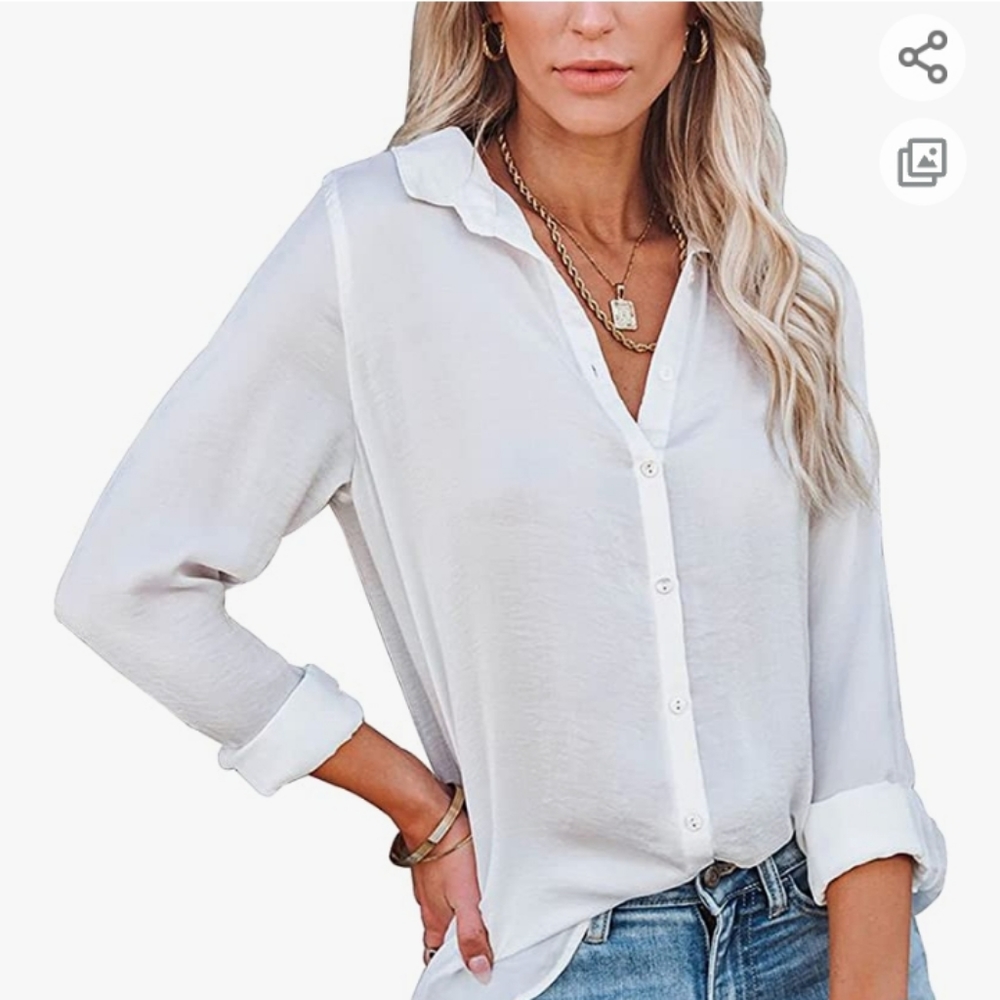 Button Down Shirt Classic White